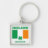 名前をカスタムするアイルランド キーホルダー (正面)