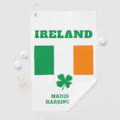 名前をカスタムするアイルランド ゴルフタオル (インサイチュ)