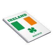 名前をカスタムするアイルランド ノートブック (右側)