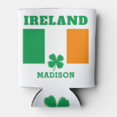 名前をカスタムするアイルランド 缶クーラー (正面)