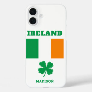 名前をカスタムするアイルランド iPhone 16 PLUSケース