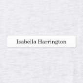 名前をカスタムするアイロンファブリック衣類 ラベル (デザイン1)