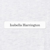 名前をカスタムするアイロンファブリック衣類 ラベル (デザイン2)