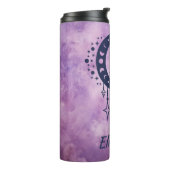 名前をカスタムするアクエリアス〔占星術の〕十二宮図標識 タンブラー (回転左)