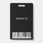 名前をカスタムするアクセスすべてのアクセスパスコンサート バッジ (裏面)