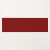 名前をカスタムするアステカエレガンスウォームレッドエスニックパターン ヨガマット (裏面(横))