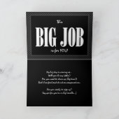 名前をカスタムするアッシャー招待状テンプレート- おもしろい 招待状 (内部)