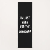 名前をカスタムするアットバックおもしろい ヨガマット (正面)