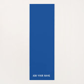 名前をカスタムするアットバックおもしろい ヨガマット (裏面)