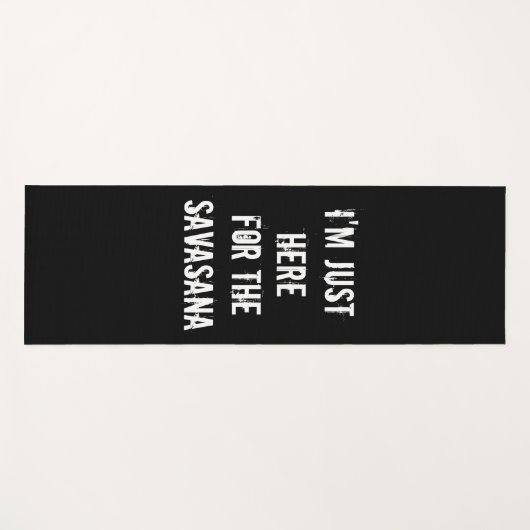 名前をカスタムするアットバックおもしろい ヨガマット (正面(横))