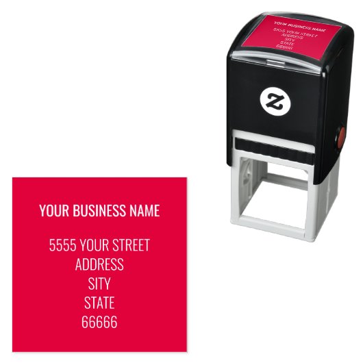 名前をカスタムするアドレスの色の自動手書きスタンプ セルフインキングスタンプ (インサイチュ)