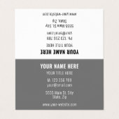 名前をカスタムするアドレスパーソナライズされた名刺 名刺 (外部フラット)