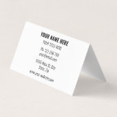 名前をカスタムするアドレスパーソナライズされた名刺 名刺 (裏面)