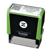 名前をカスタムするアドレスQRコードスタンプテンプレート セルフインキングスタンプ (商品)