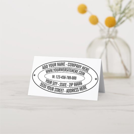 名前をカスタムするアドレスWebサイト電話ロイヤリティカード ロイヤリティカード (正面)