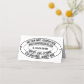 名前をカスタムするアドレスWebサイト電話ロイヤリティカード ロイヤリティカード (裏面)