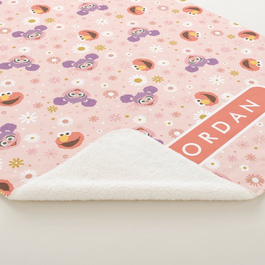 名前をカスタムするアビカダビー&エルモ | 木地模様 シェルパブランケット (3/4)