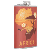 名前をカスタムするアフリカ フラスク (右)