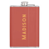 名前をカスタムするアフリカ フラスク (裏面)