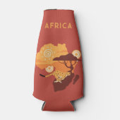 名前をカスタムするアフリカ ボトルクーラー (正面)