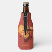 名前をカスタムするアフリカ ボトルクーラー (ボトル裏面)