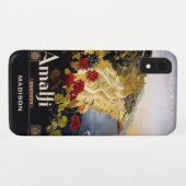 名前をカスタムするアマルフィItalyの電話ケース Case-Mate iPhoneケース (裏面(横))