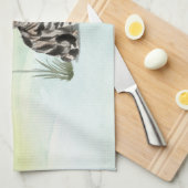 名前をカスタムするアメリカンショートヘアペットキャット キッチンタオル (四つ折り)