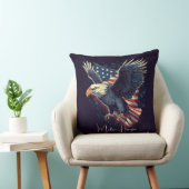 名前をカスタムするアメリカン・イーグル クッション (椅子)