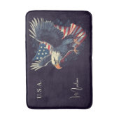 名前をカスタムするアメリカン・イーグル バスマット (正面縦)