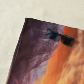 名前をカスタムするアメリカン・イーグル ビーチタオル (インサイチュ)