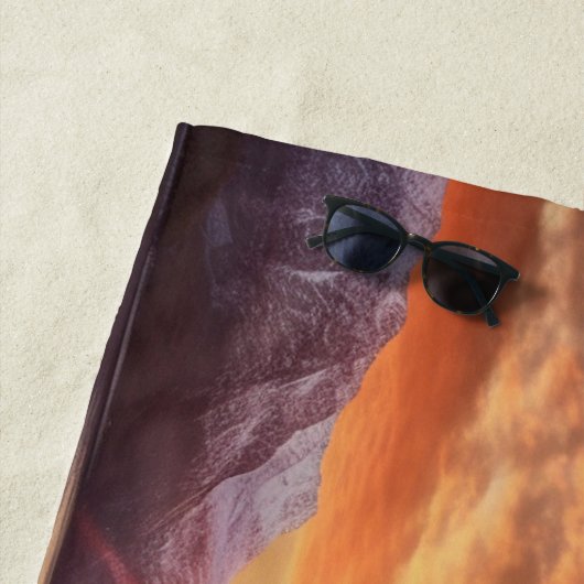 名前をカスタムするアメリカン・イーグル ビーチタオル (インサイチュ)