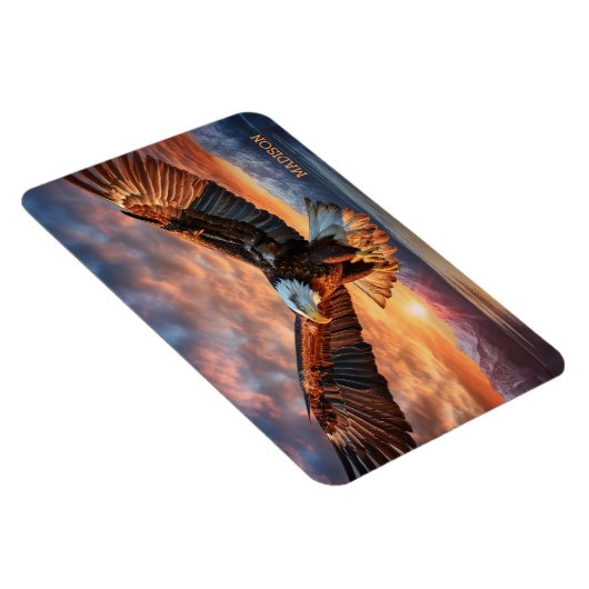 名前をカスタムするアメリカン・イーグル マグネット (右側)