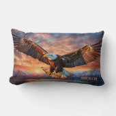 名前をカスタムするアメリカン・イーグル ランバークッション (正面)