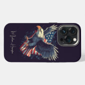 名前をカスタムするアメリカン・イーグル iPhoneケース (裏面横)