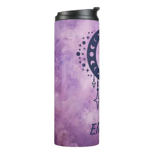 名前をカスタムするアリ〔占星術の〕十二宮図標識 タンブラー (回転左)