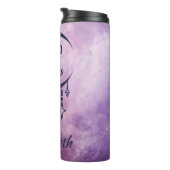 名前をカスタムするアリ〔占星術の〕十二宮図標識 タンブラー (回転右)