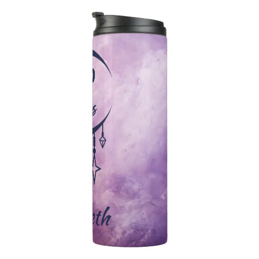 名前をカスタムするアリ〔占星術の〕十二宮図標識 タンブラー (回転右)