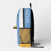 名前をカスタムするアルゼンチン プリントバックパック (右)