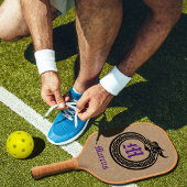 名前をカスタムするアンドモノグラムケルトスタイルオロボロス ピックルボールラケット