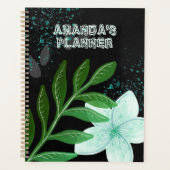 名前をカスタムするアート12ヶ月プランナー プランナー手帳 (正面)