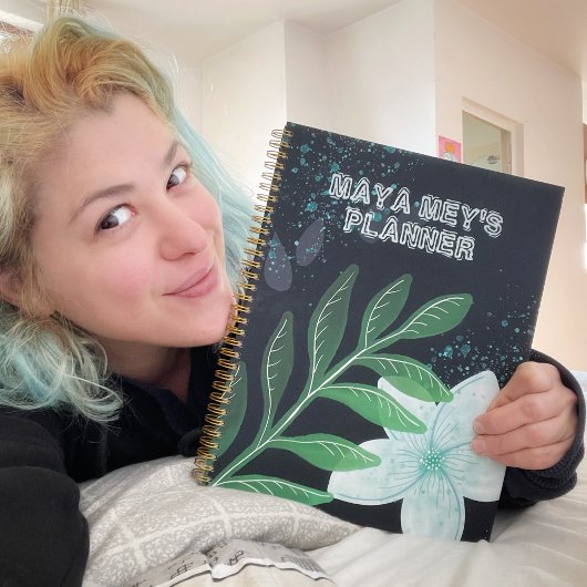 名前をカスタムするアート12ヶ月プランナー プランナー手帳