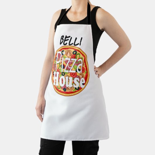 名前をカスタムするイタリアンピザハウスアダルトエプロン エプロン (インサイチュ)