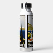 名前をカスタムするイタリアン湖 ウォーターボトル (左面)