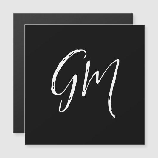 名前をカスタムするイニシャルパーソナライズされた2文字 (正面/裏面)