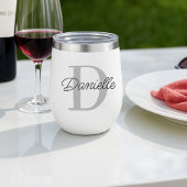 名前をカスタムするイニシャルモノグラムミニマモダンリスト