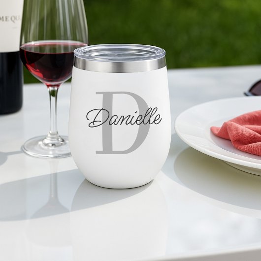 名前をカスタムするイニシャルモノグラムミニマモダンリスト