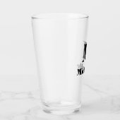 名前をカスタムするイニシャル無地の色 タンブラーグラス (右)