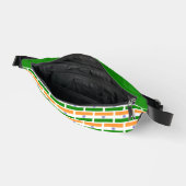 名前をカスタムするインディアン国旗 ファニーパック (見開き)