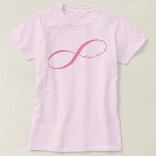 名前をカスタムするインフィニティシンボルTシャツ Tシャツ