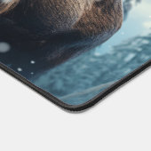 名前をカスタムするウィンタームース デスクマット (コーナー)